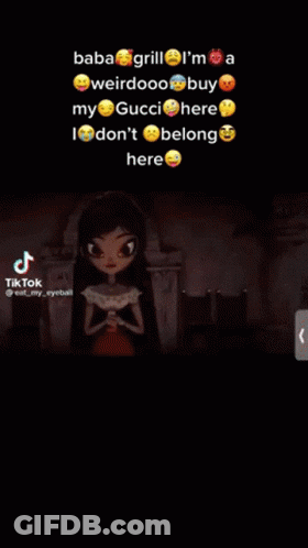 A Tik Tok Video Of A Toy Story Character With A Gucci Bag GIF