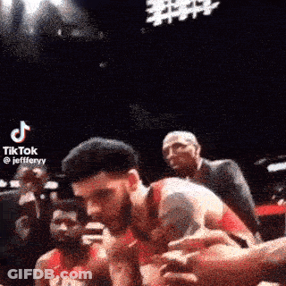 A Tiktok Video Of A Boxing Match With The Name Jeffferyy On The Bottom GIF