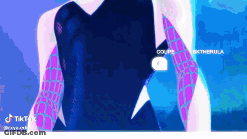 Person In Blue And Purple Swimsuit TikTok GIF