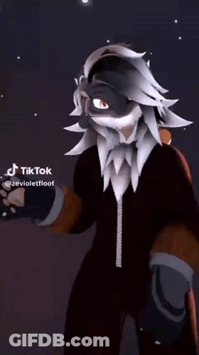 A Tiktok Video Of A Person With A Beard And Spiky Hair Says I 'M Not Asking GIF
