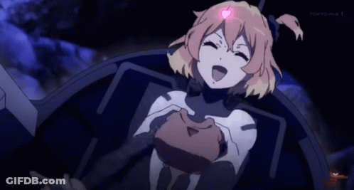 A Tokyo Mx 1 Anime Is Being Displayed On A Screen GIF