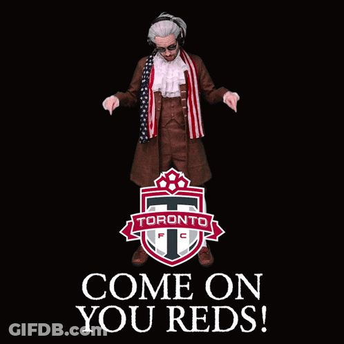 A Toronto Fc Logo With A Shield And A Soccer Ball GIF