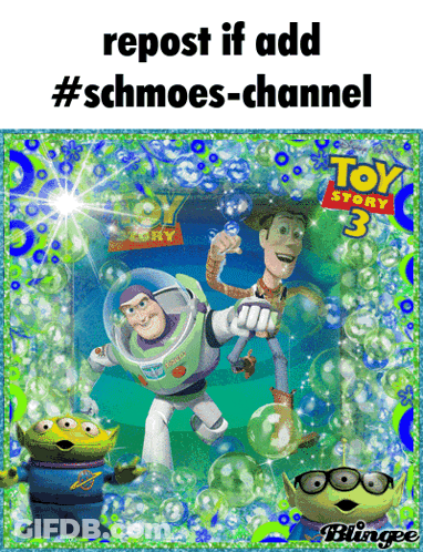 A Toy Story 3 Poster With Buzz Lightyear And Woody In The Water GIF
