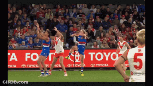A Toyota Ad Can Be Seen In The Background Of This Soccer Game GIF