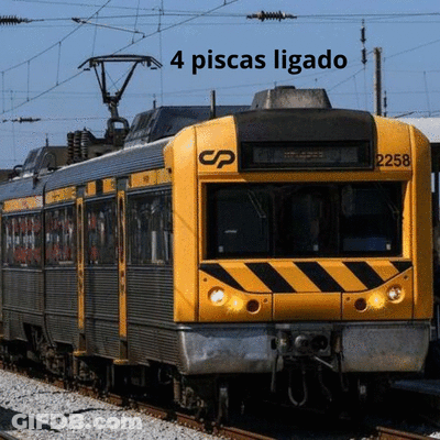 A Train With The Number 2258 On It GIF