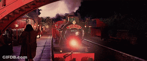 A Train With The Number 5972 On The Front GIF