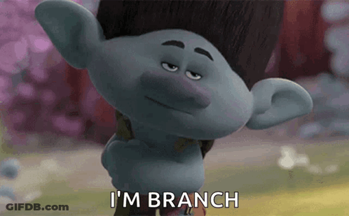 A Troll From The Movie Trolls Is Saying I 'M Branch . GIF