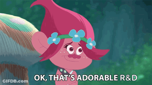 A Troll Says Ok That 'S Adorable R&d GIF