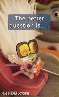 A Troll Wearing Sunglasses And A Pink Shoe Says The Better Question Is GIF