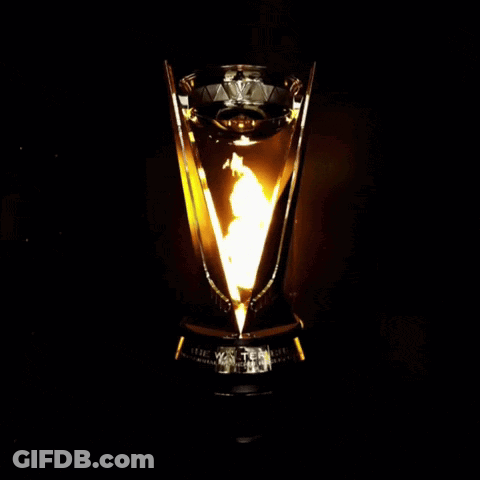 A Trophy That Says Masters On It GIF