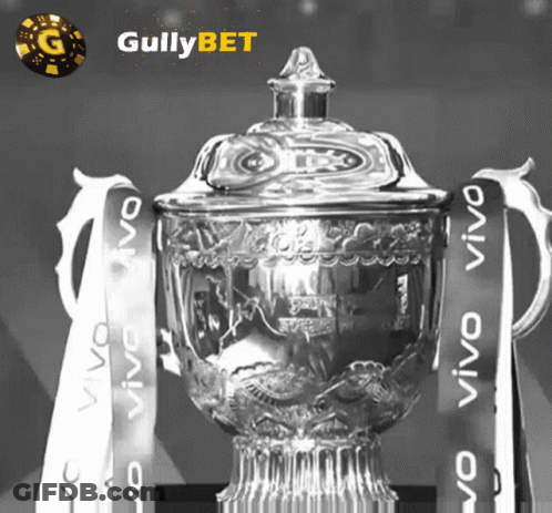 A Trophy With Ribbons That Say Vivo On It GIF