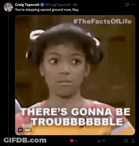 A Tweet From Craig Tapscott Shows A Young Boy With Headphones On His Head GIF