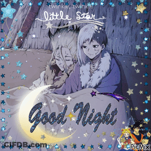 A Twinkle Twinkle Little Star Good Night Poster GIF