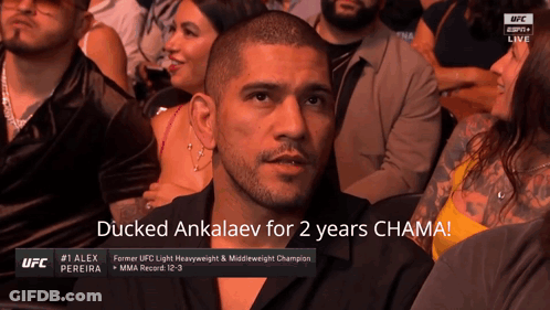 A Ufc Fight Is Being Shown On Espn Live GIF