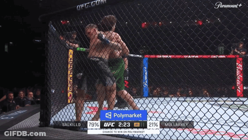 A UFC Fight Is Being Shown On Paramount + GIF