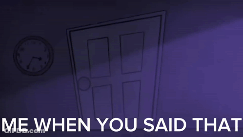 A Uno Card With Two Arrows On It And The Words Me When You Said That GIF