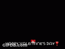 A Valentine 'S Day Greeting Card With A Heart And The Words " Love You " GIF
