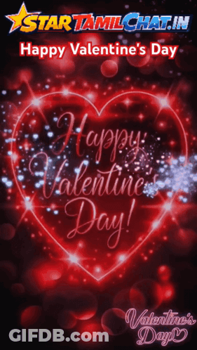 Valentine's Day Greeting From Star Tamil Chat GIF