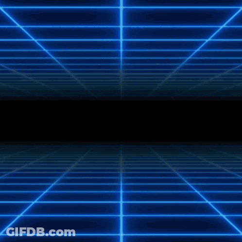 A Valley Of Chrome Logo Is Displayed On A Blue Background GIF