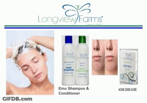 A Variety Of Emu Oil Products Are Displayed GIF