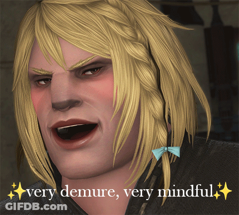 A Very Demure Very Mindful Meme With A Cartoon Character GIF