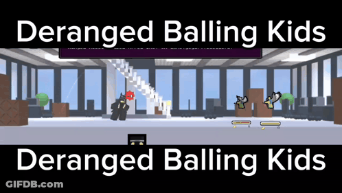 Deranged Balling Kids Video Game GIF