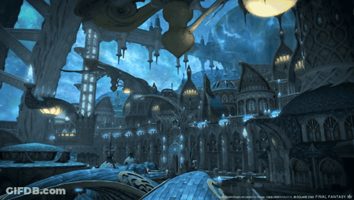A Video Game Called Final Fantasy Is Being Played GIF