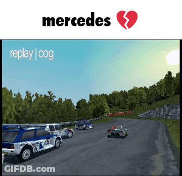 A Video Game Called Mercedes Is Being Played GIF