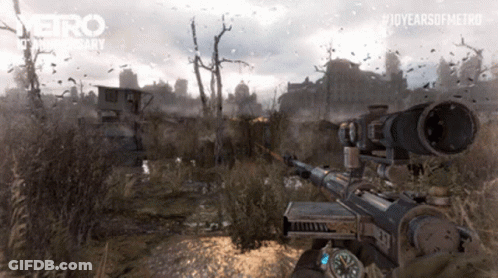 A Video Game Called Metro Is Celebrating 10 Years Of Metro GIF