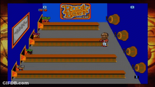 A Video Game Called Root Beer On The Go GIF
