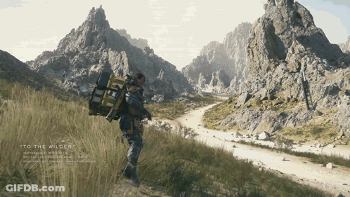 A Video Game Called To The Wilderness Is Being Played On A Screen GIF