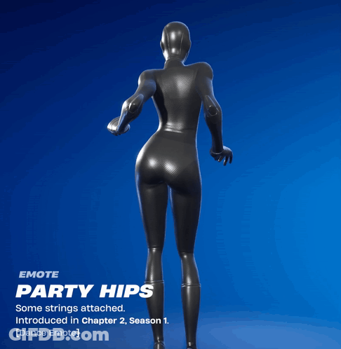 A Video Game Character Called Party Hips Is Shown GIF