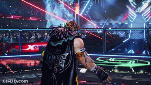 A Video Game Character Is Wearing A King Cape GIF