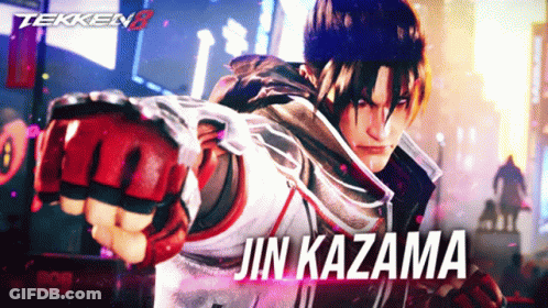 A Video Game Character Named Jin Kazama Is Featured GIF
