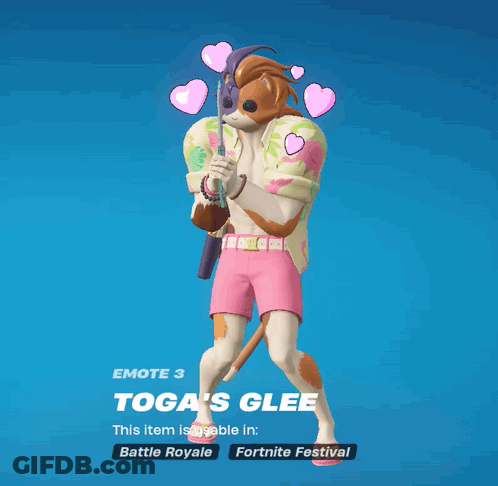 A Video Game Character Named Toga 'S Glee Is Shown GIF