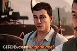 A Video Game Character Says Damn Good Deal GIF