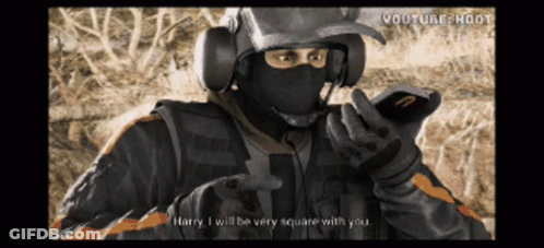 A Video Game Character Says Harry I Will Be Very Square GIF