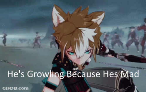 A Video Game Character Says He 'S Growing Because He 'S Mad .. GIF