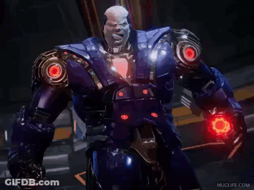 A Video Game Character Says " Hey Get Me Out Of Here ! " GIF