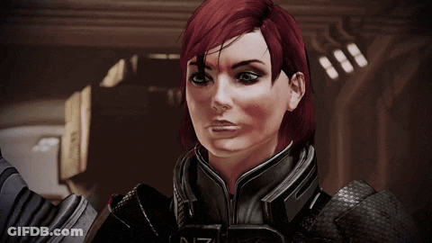 A Video Game Character Says I Should On The Screen GIF