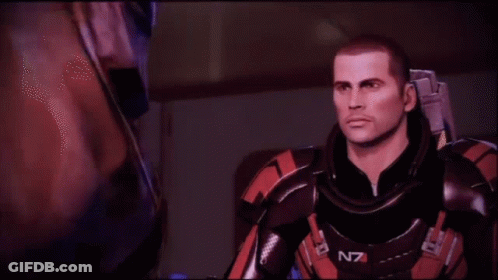 A Video Game Character Says It 'S Green While Talking To Another Character GIF
