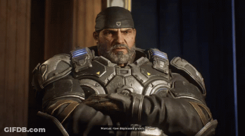 A Video Game Character Says Marcus How Displaced Grow GIF