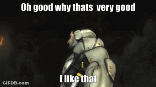 A Video Game Character Says Oh Good Why Thats Very Good GIF