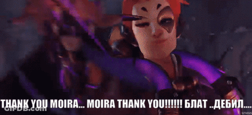 A Video Game Character Says Thank You Moira GIF