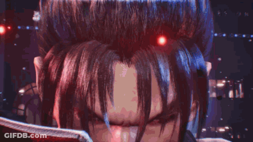 A Video Game Character Says " Time To Finish This " In Front Of A Red Car GIF