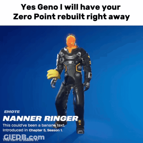 A Video Game Character With A Banana In His Hand GIF