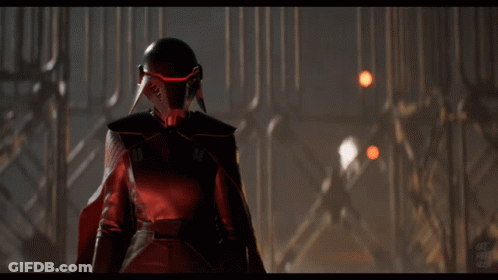 A Video Game Character With A Helmet That Says Ii GIF