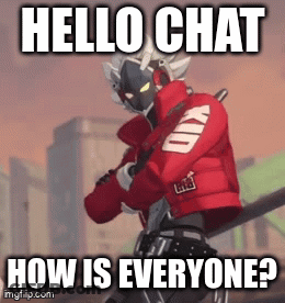 A Video Game Character With A Red Jacket That Says Kid On It GIF