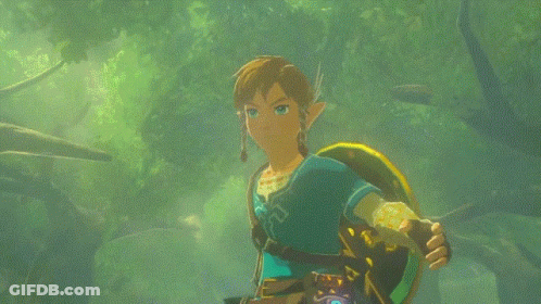 A Video Game Character With A Shield And An Eye On His Waist GIF