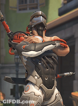 A Video Game Character With A Sword And A Helmet GIF